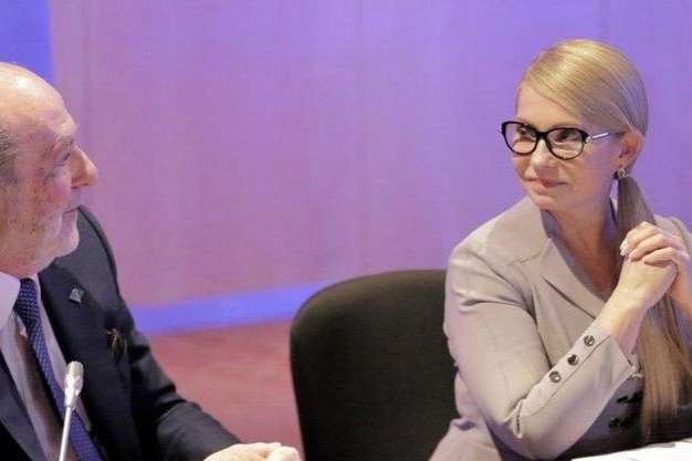 Тимошенко у Швейцарії закликала світ протидіяти російській агресії
