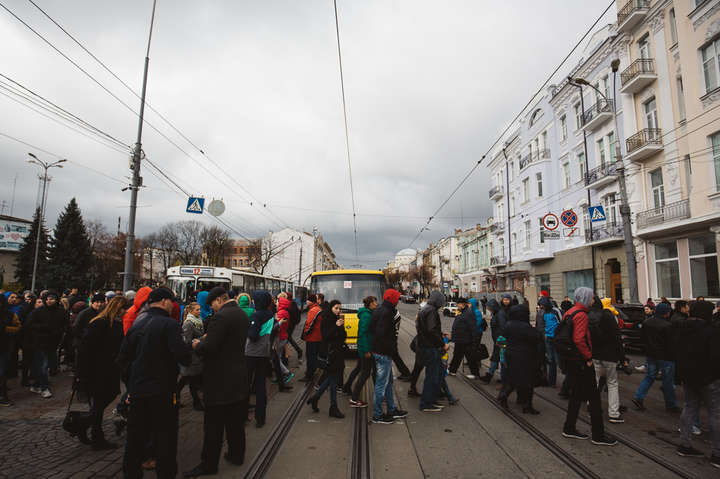 Не хочемо замерзнути!: протестна акція у центрі Вінниці (фоторепортаж)