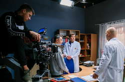 Кадры со съемочной площадки ситкома «Джованни»