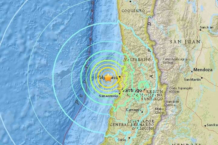 У Чилі стався потужний землетрус 