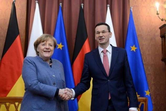 Меркель і Моравецький виступили зі спільною заявою щодо агресії РФ в Україні