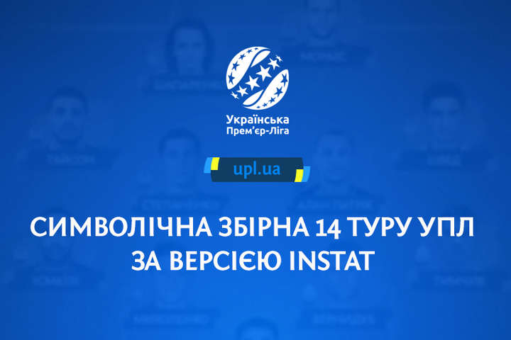 Визначилася символічна збірна 14-го туру Прем'єр-ліги України на основі оцінок InStat (фото)