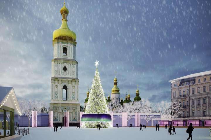 Головну новорічну ялинку України прикрашатимуть 2 тисячі іграшок