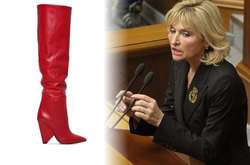 Черевички, как у самой царицы: Ирина Луценко пришла в Раду в сапогах за €1300