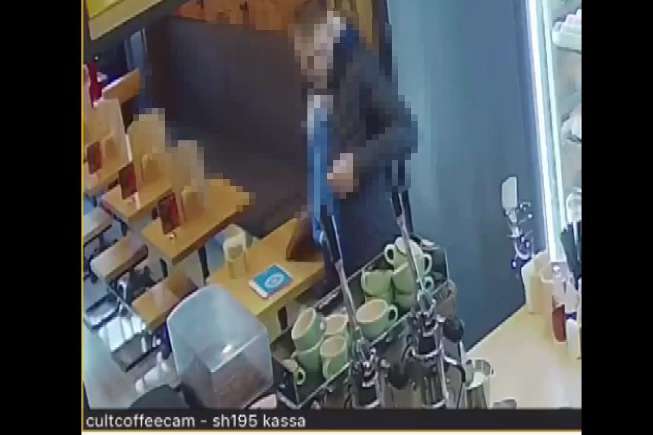 В Черкасах «вичислили» крадія, який поцупив ноутбук в кафе (відео)