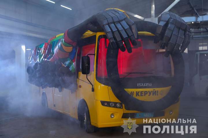 Нацполиция выведет на дороги Украины «автобус-призрак»