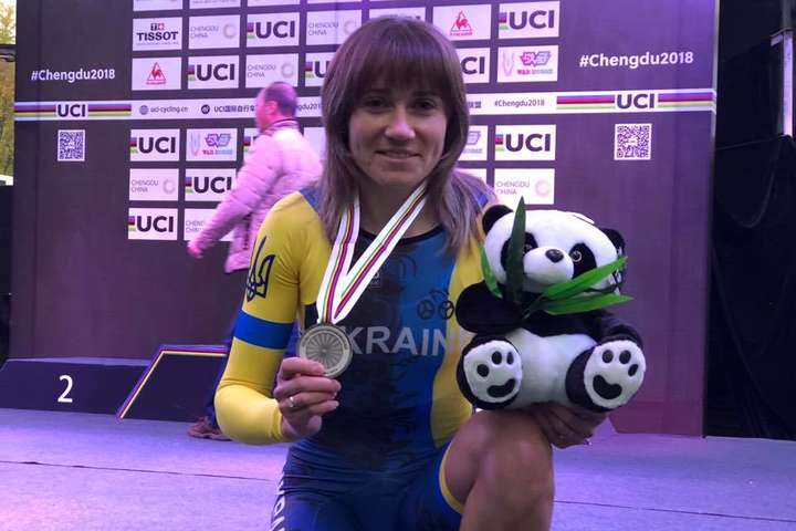 Українська велосипедистка Попова здобула срібло аматорського Чемпіонату світу