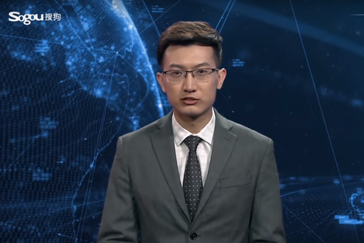 У Китаї показали цифрового ведучого новин