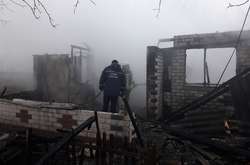 Внаслідок пожежі будинок згорів майже вщент