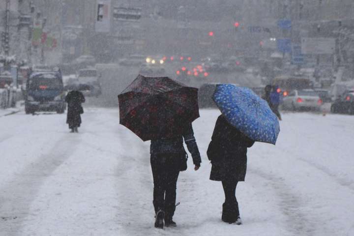 У середу у Києві очікується до 6 см снігу