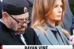 Внезапный тихий час: Король Марокко заснул рядом с Меланией Трамп на важной церемонии