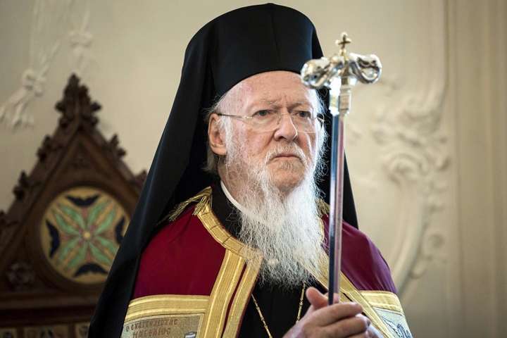 Патріарх Варфоломій зустрівся з українськими дітьми, чиї батьки загинули на війні