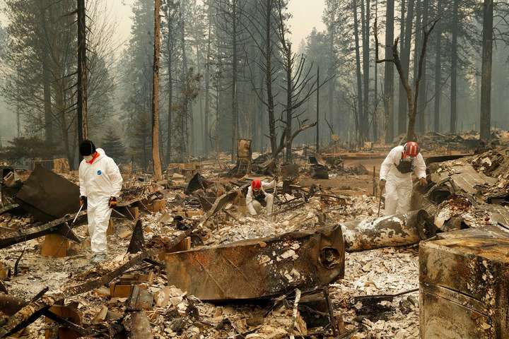 Пожежі у Каліфорнії: кількість загиблих сягнула 48-ми