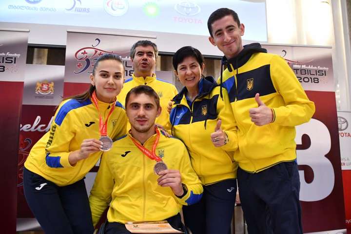 Українці здобули дев'ять медалей на етапі Кубку світу з паралімпійського фехтування