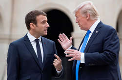 Еммануель Макрон та Дональд Трамп