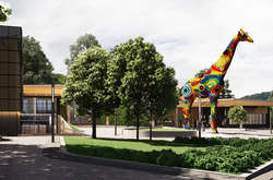 Перед новим входом у Київський зоопарк з’явиться 15-метровий жираф