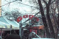 Вогонь охопив внутрішні приміщення і дах будівлі