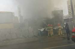 Пожежа виникла на будівельному майданчику