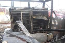 На Київщині згорів магазин