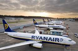 Ryanair анонсував п'ять нових рейсів з Києва 