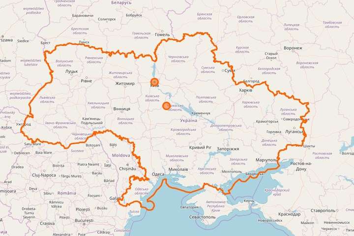 OpenStreetMap позначила Крим територією, що належить Росії
