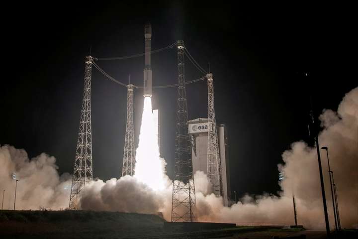 З космодрому Куру запустили ракету з українським двигуном