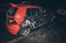 В автомобілі не згорів лише багажник