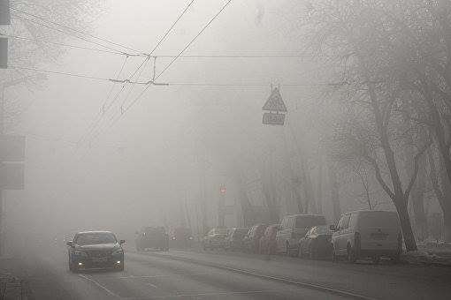 Туман у Києві утримається до кінця доби