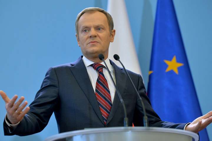 Туск обіцяє зробити все для консолідації ЄС на підтримку України