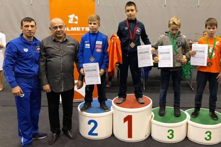 Юні українські борці завоювали п'ять нагород на змаганнях у Латвії