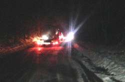 На Вінниччині вантажівка перекрила трасу. На допомогу прийшли рятувальники