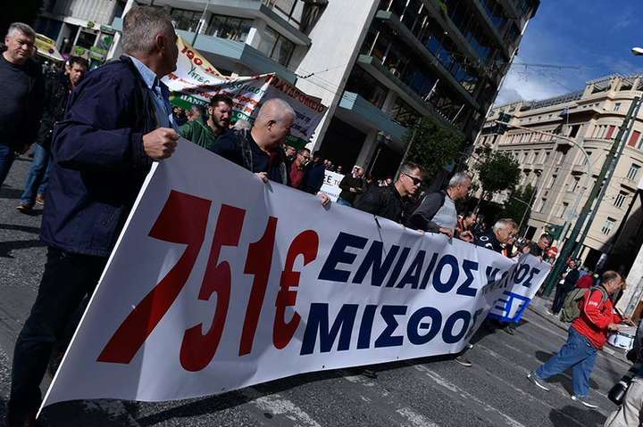 В Афінах припинив роботу громадський транспорт у зв'язку із страйком робітників