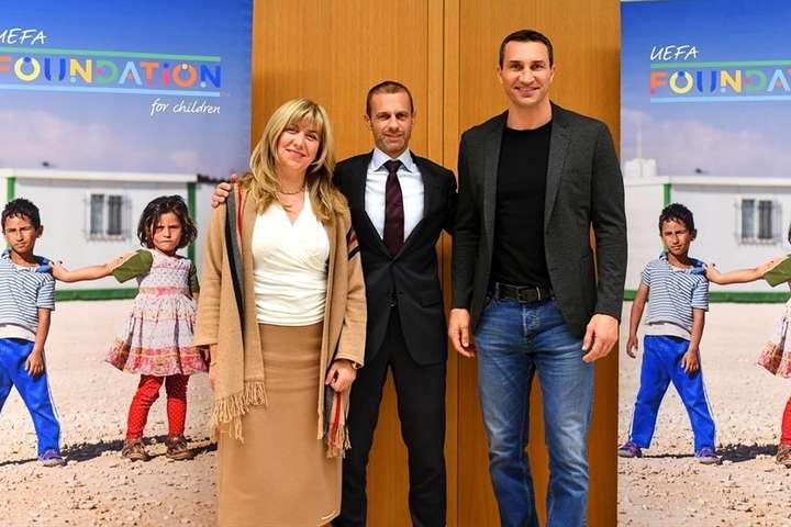 Володимир Кличко приєднався до фонду УЄФА для допомоги дітям у всьому світі