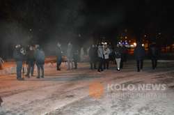 У Полтаві футбольні фанати «Ворскли» вийшли на марш-протест проти УЄФА (відео)