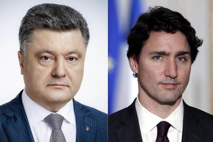 Порошенко і Трюдо скоординували позиції щодо захисту України напередодні саміту G20
