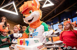 Лисенятко Лесик - талісман II Європейських ігор 2019 року