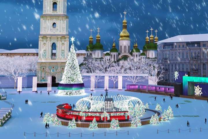 У центрі Києва з’явиться гігантська сніжинка