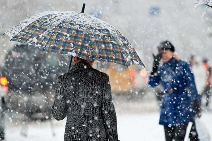 У суботу в Києві очікується до 7 см снігу