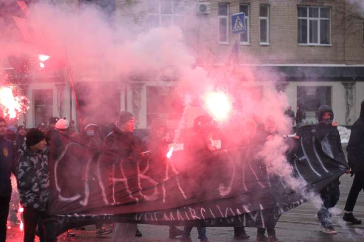 «Росія буде знищена!»: у Вінниці відбувся марш до «Дня народного гніву» (фоторепортаж)