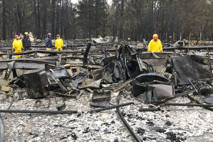 Число пропавших без вести в результате пожара «Кэмп» снизилось до 25