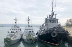 Захоплені Росією кораблі ВМС ЗСУ в Криму. Світлина з відкритих джерел