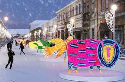  
  Інсталяції у вигляді фантастичних звірів розташують уздовж вулиці Петра Сагайдачного  
  
 
  