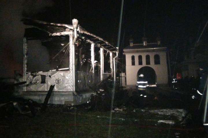 На Івано-Франківщині згоріла церква 