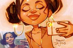 Художник-иллюстратор превращает обычных людей в очаровательных мультяшных персонажей