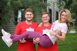  Продюсеры проекта «Зважені та щасливі» подготовили для тренеров экстремальное испытание