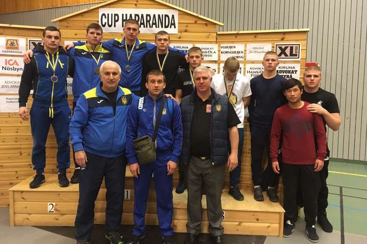 Українські борці завоювали сім нагород на міжнародному турнірі у Швеції