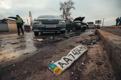 Gelly на великій швидкості врізався у Skoda