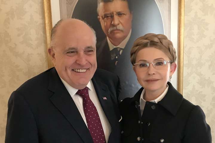 Тимошенко зустрілася з екс-мером Нью-Йорка