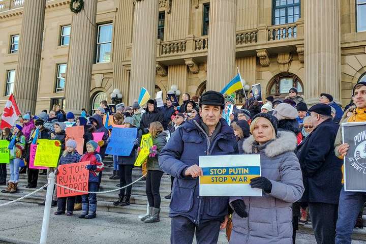 У Канаді відбулась акція проти російської агресії в Україні