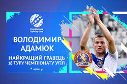 Найкращим гравцем 18-го туру Прем'єр-ліги України було визнано захисника «Львова»